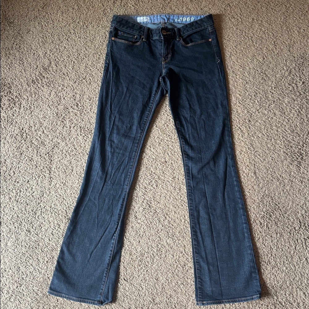 Classic Dark Blue Bootcut Jeans